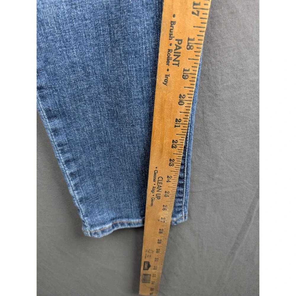 Levis Womens Mid Rise Skinny Blue Denim Jeans Size 12 S/C Stretch‎